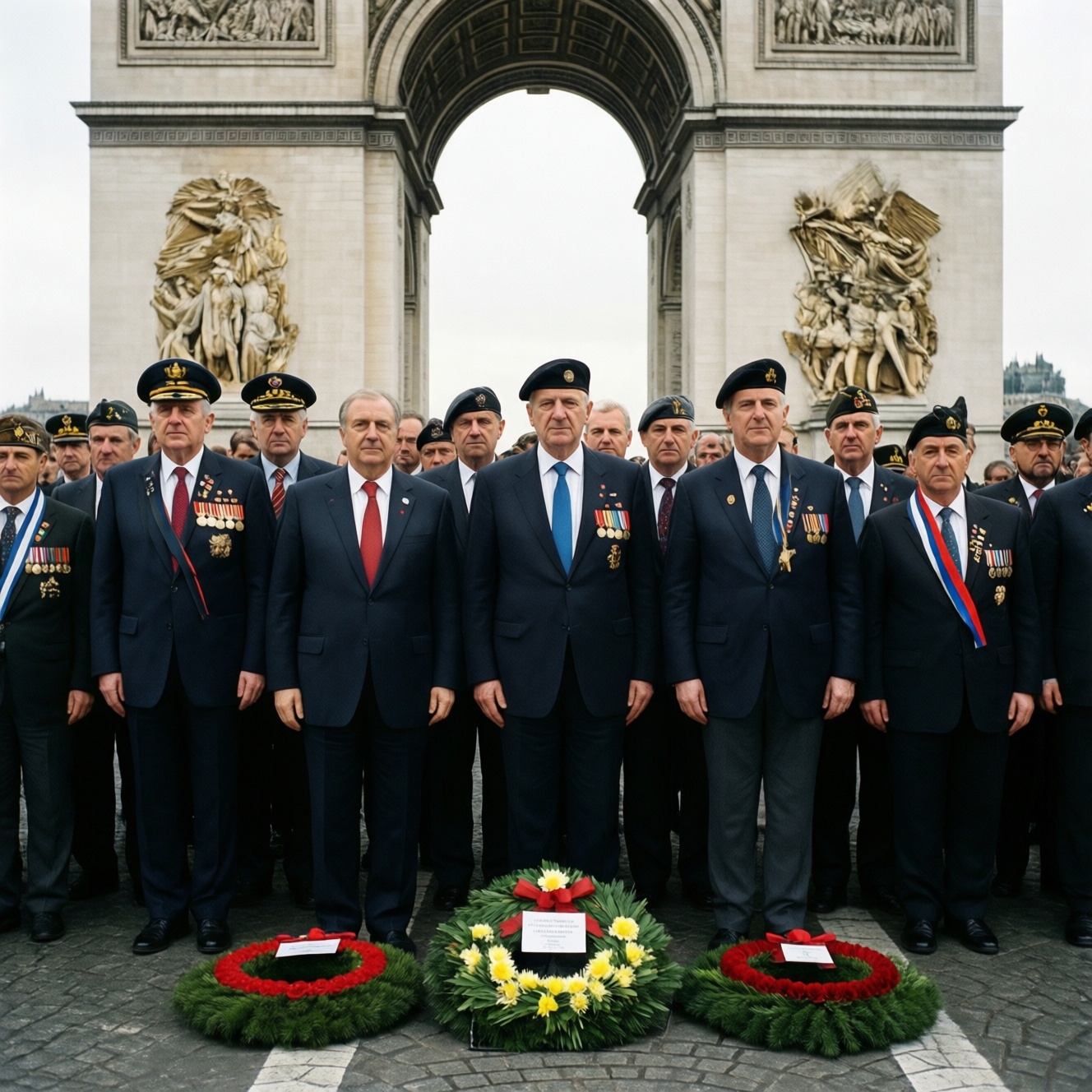 Столетие окончания Первой мировой войны отметили в Париже с участием 70 лидеров